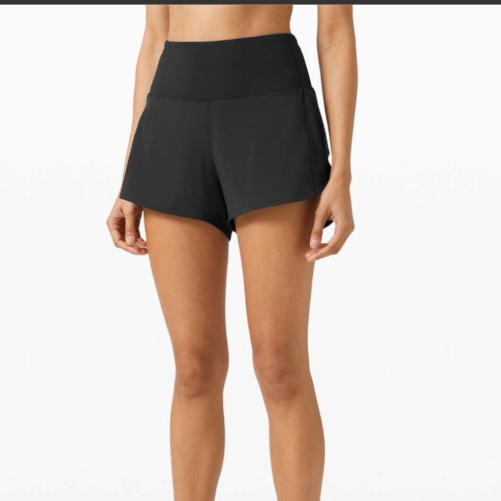 Lululemon speed up high-rise short 4“ black